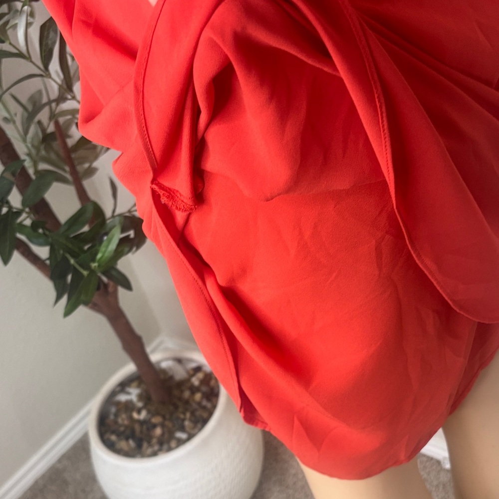 LOFT Red Sleeveless Dress - Picture 3 of 5